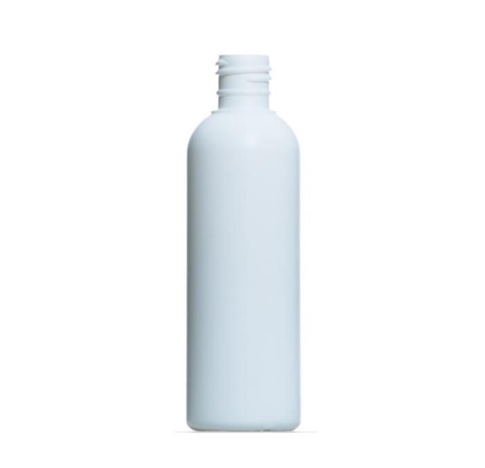 500ml White HDPE Tall Boston Round, 24/410 Neck